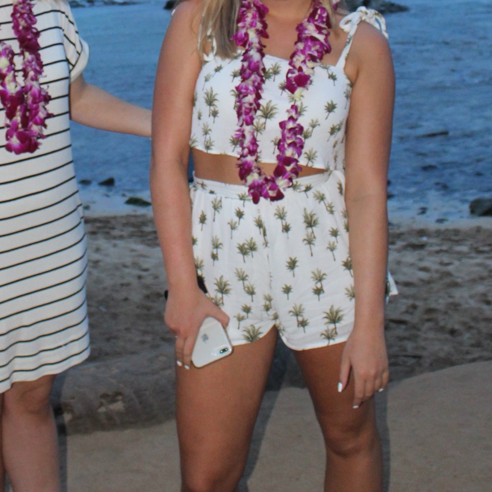 Two Piece Crop Top + Shorts